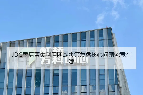 JDG季后赛失利后团战决策复盘核心问题究竟在哪